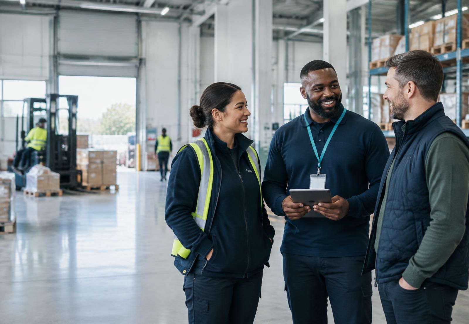 Staffora workforce team in a modern UK workplace
